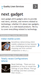 Mobile Screenshot of nextgadget1.blogspot.com