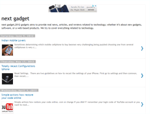 Tablet Screenshot of nextgadget1.blogspot.com