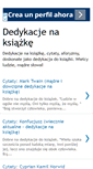Mobile Screenshot of dedykacje-na-ksiazke.blogspot.com