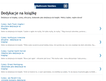 Tablet Screenshot of dedykacje-na-ksiazke.blogspot.com