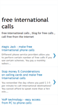 Mobile Screenshot of free-international-calls-call.blogspot.com