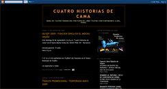 Desktop Screenshot of cuatrohistoriasdecama.blogspot.com