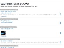 Tablet Screenshot of cuatrohistoriasdecama.blogspot.com