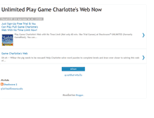 Tablet Screenshot of game-charlottesweb.blogspot.com