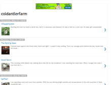 Tablet Screenshot of coldantlerfarm.blogspot.com