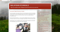 Desktop Screenshot of malaysian-scandals.blogspot.com