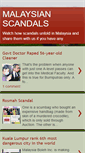 Mobile Screenshot of malaysian-scandals.blogspot.com