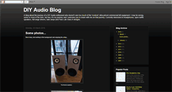 Desktop Screenshot of diy-audio-blog.blogspot.com