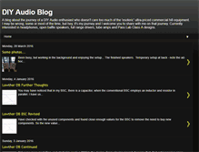 Tablet Screenshot of diy-audio-blog.blogspot.com