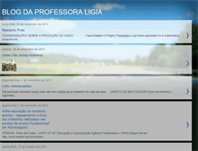 Tablet Screenshot of blogdaprofessoraligia.blogspot.com