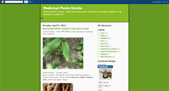 Desktop Screenshot of medicinplants.blogspot.com