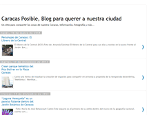 Tablet Screenshot of caracasposible.blogspot.com
