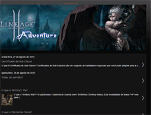 Tablet Screenshot of lineageadv.blogspot.com