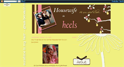 Desktop Screenshot of housewife-in-heels.blogspot.com