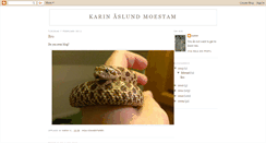 Desktop Screenshot of karinmoestam.blogspot.com