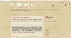 Desktop Screenshot of deolhonofato.blogspot.com