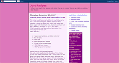 Desktop Screenshot of just-recipes123.blogspot.com