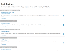 Tablet Screenshot of just-recipes123.blogspot.com