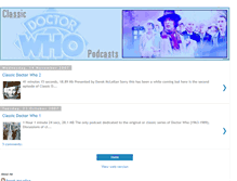 Tablet Screenshot of classicdoctorwho.blogspot.com