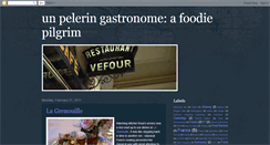 Desktop Screenshot of foodiepilgrim.blogspot.com