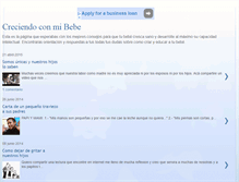 Tablet Screenshot of creciendoconmibebe.blogspot.com