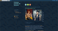 Desktop Screenshot of famososactuales.blogspot.com