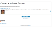 Tablet Screenshot of famososactuales.blogspot.com