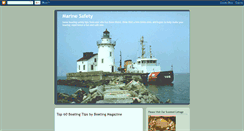 Desktop Screenshot of marine-safety.blogspot.com