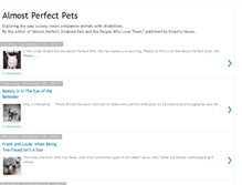 Tablet Screenshot of almostperfectpets.blogspot.com