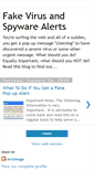 Mobile Screenshot of fakevirusalerts.blogspot.com