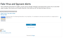 Tablet Screenshot of fakevirusalerts.blogspot.com