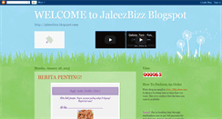 Desktop Screenshot of jaleezbizz.blogspot.com