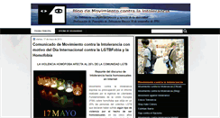 Desktop Screenshot of movimientocontralaintolerancia.blogspot.com