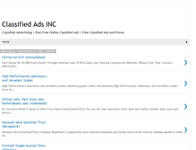 Tablet Screenshot of classifiedadsinc.blogspot.com