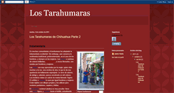 Desktop Screenshot of lostarahumarasdechihuahua.blogspot.com