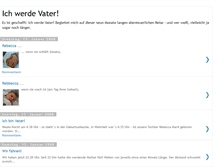 Tablet Screenshot of ichwerdevater.blogspot.com