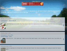 Tablet Screenshot of eco-converts.blogspot.com