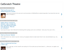 Tablet Screenshot of catscratchtheatre.blogspot.com