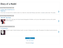 Tablet Screenshot of modeldiaries.blogspot.com