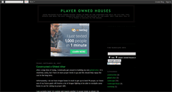 Desktop Screenshot of player-owned-houses.blogspot.com