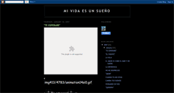 Desktop Screenshot of mi-vida-es-un-sueno.blogspot.com