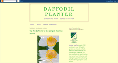 Desktop Screenshot of daffodilplanter.blogspot.com