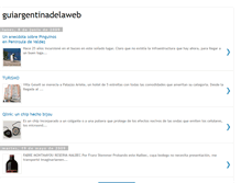 Tablet Screenshot of guiargentinadelaweb.blogspot.com