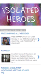 Mobile Screenshot of isolatedheroes.blogspot.com