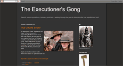 Desktop Screenshot of executionersgong.blogspot.com