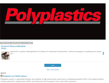 Tablet Screenshot of polyplastics.blogspot.com
