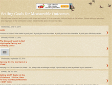 Tablet Screenshot of goals4outcomes.blogspot.com