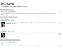 Tablet Screenshot of dance-corner.blogspot.com
