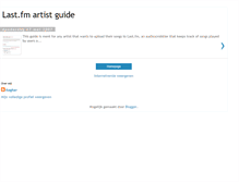 Tablet Screenshot of lastfmguide.blogspot.com