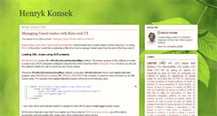 Desktop Screenshot of henryk-konsek.blogspot.com